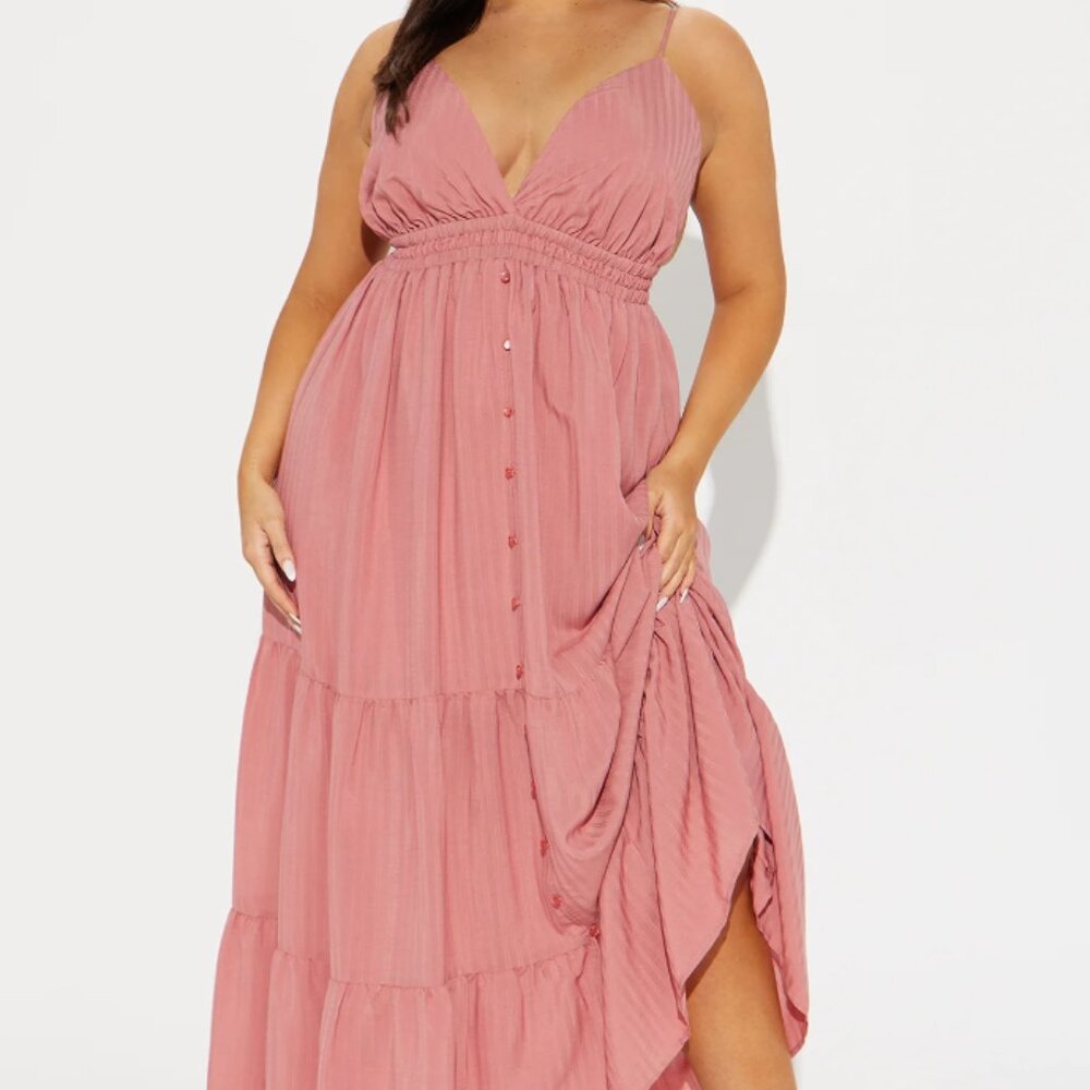 Rust Maxi Dress - XL